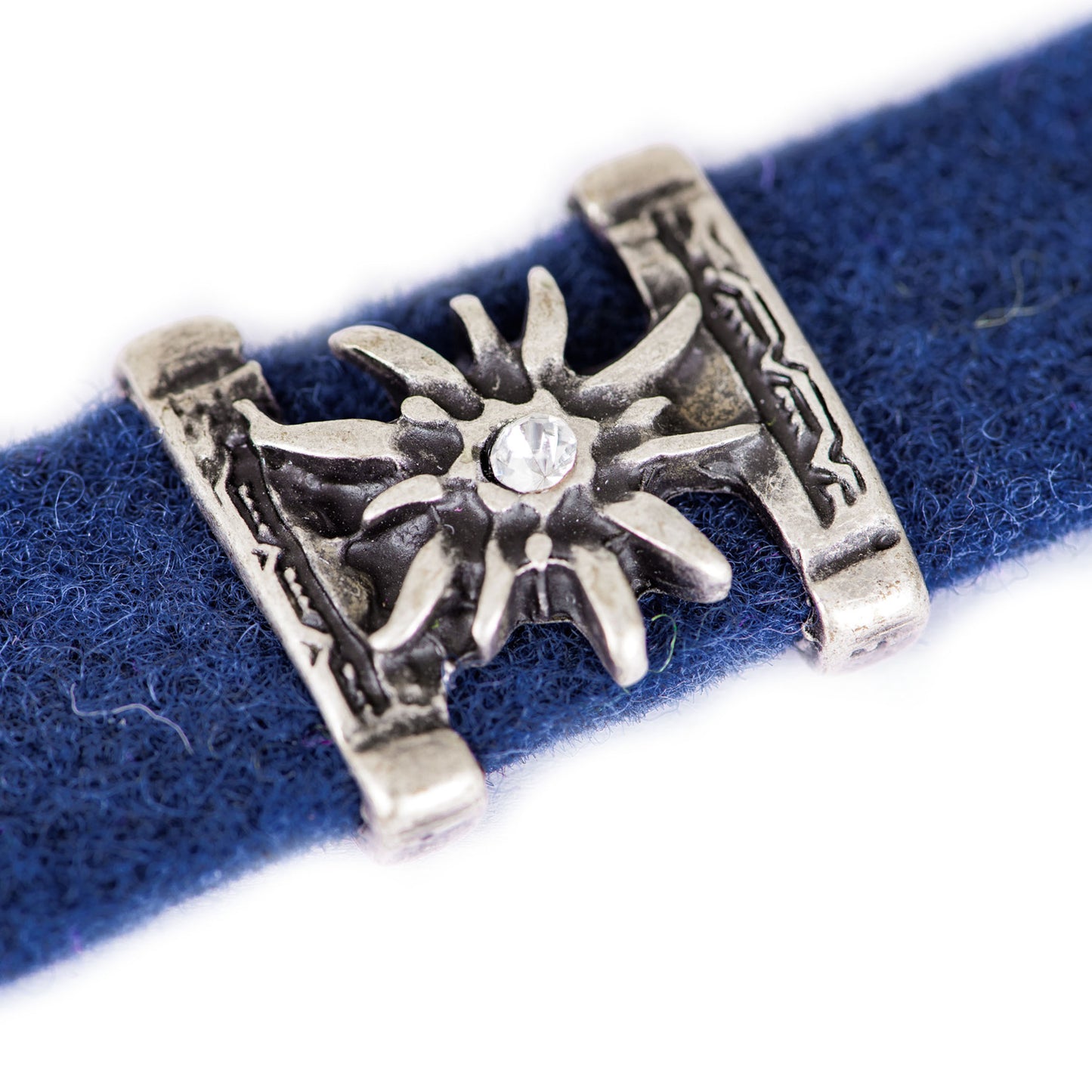 Armbänder Filz - Dunkelblau