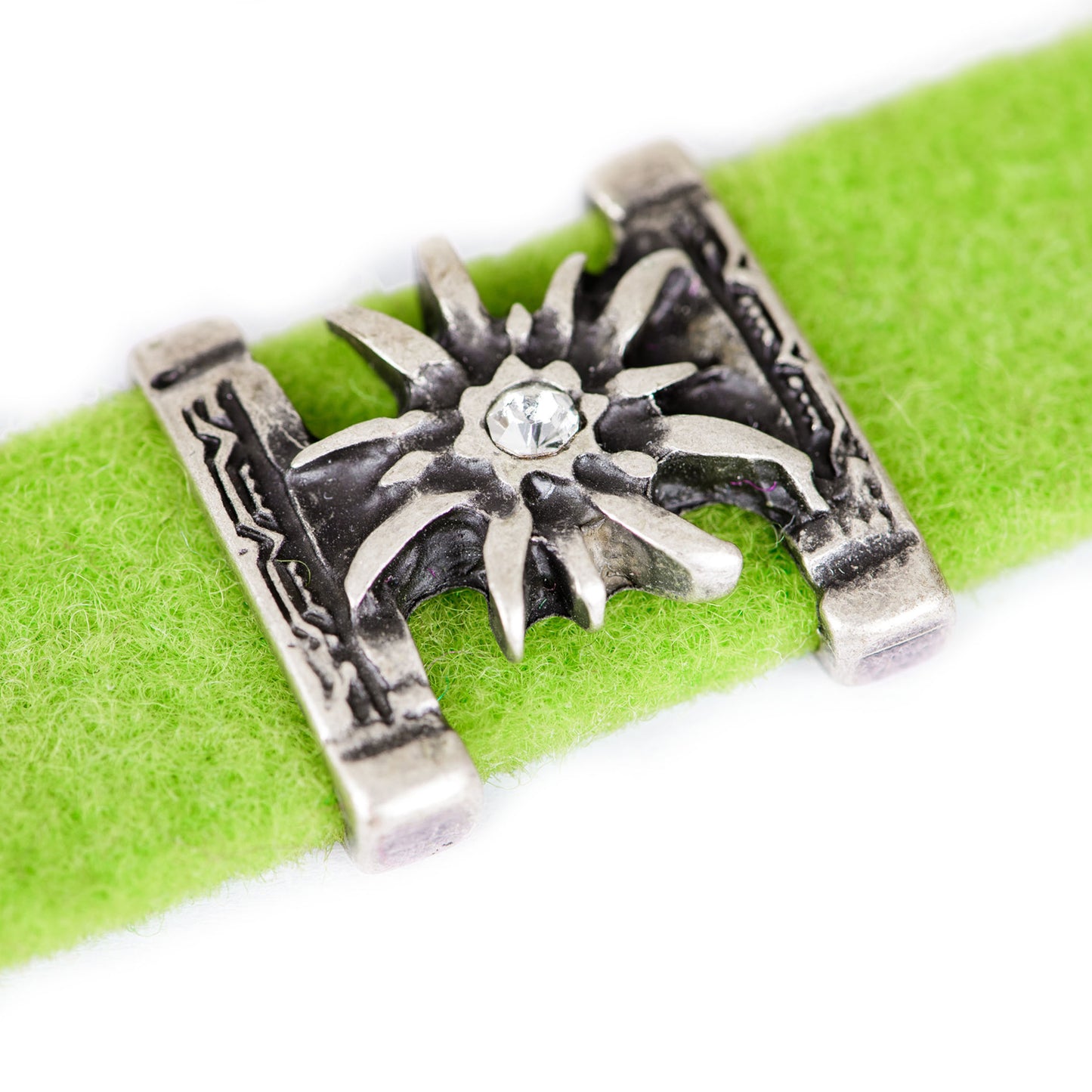 Armbänder Filz - Hellgrün