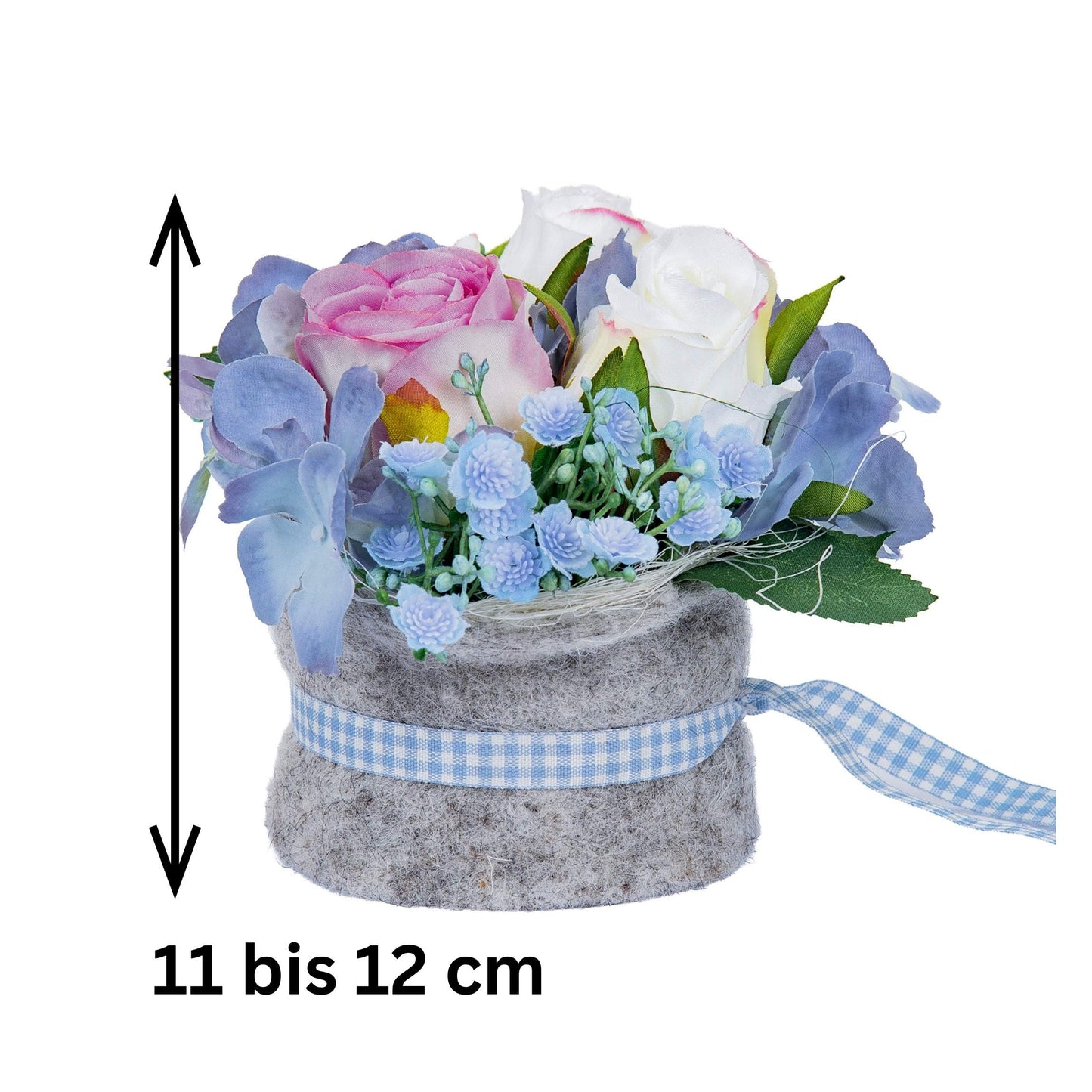 Blumengesteck Himmelblau