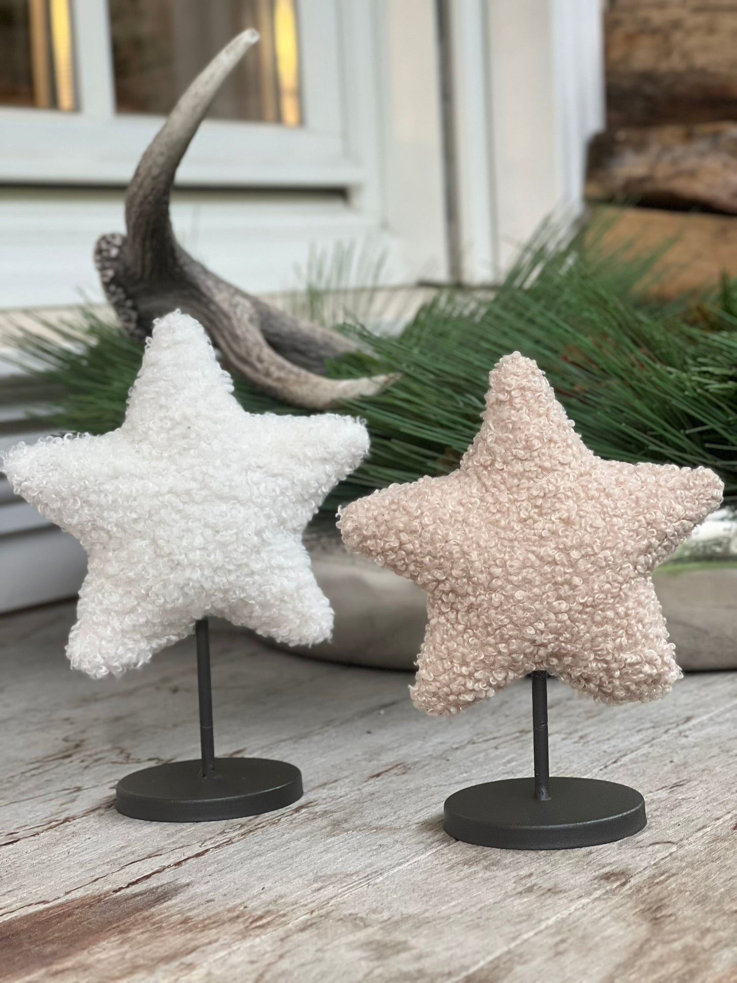 Sternen Set 2 Stück auf Fuß