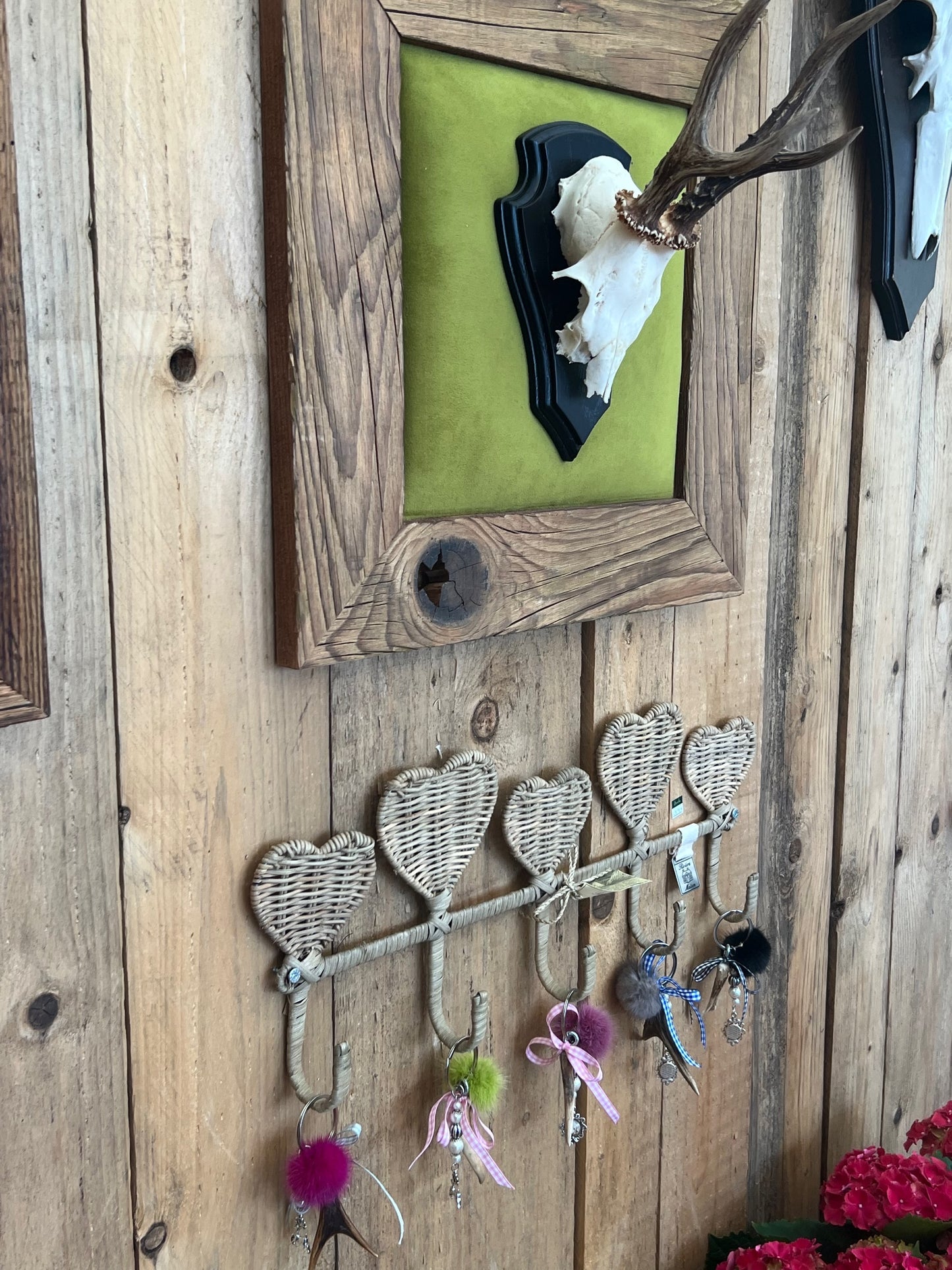 Garderobe aus Rattan