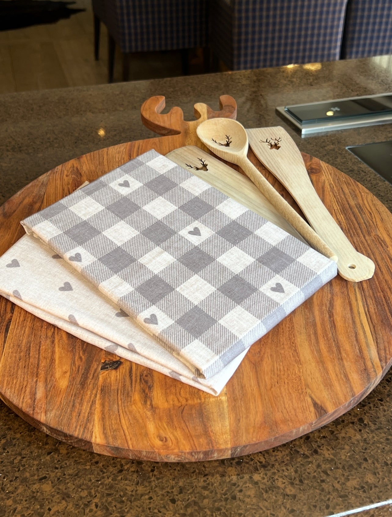Holzbrett rund 45 cm