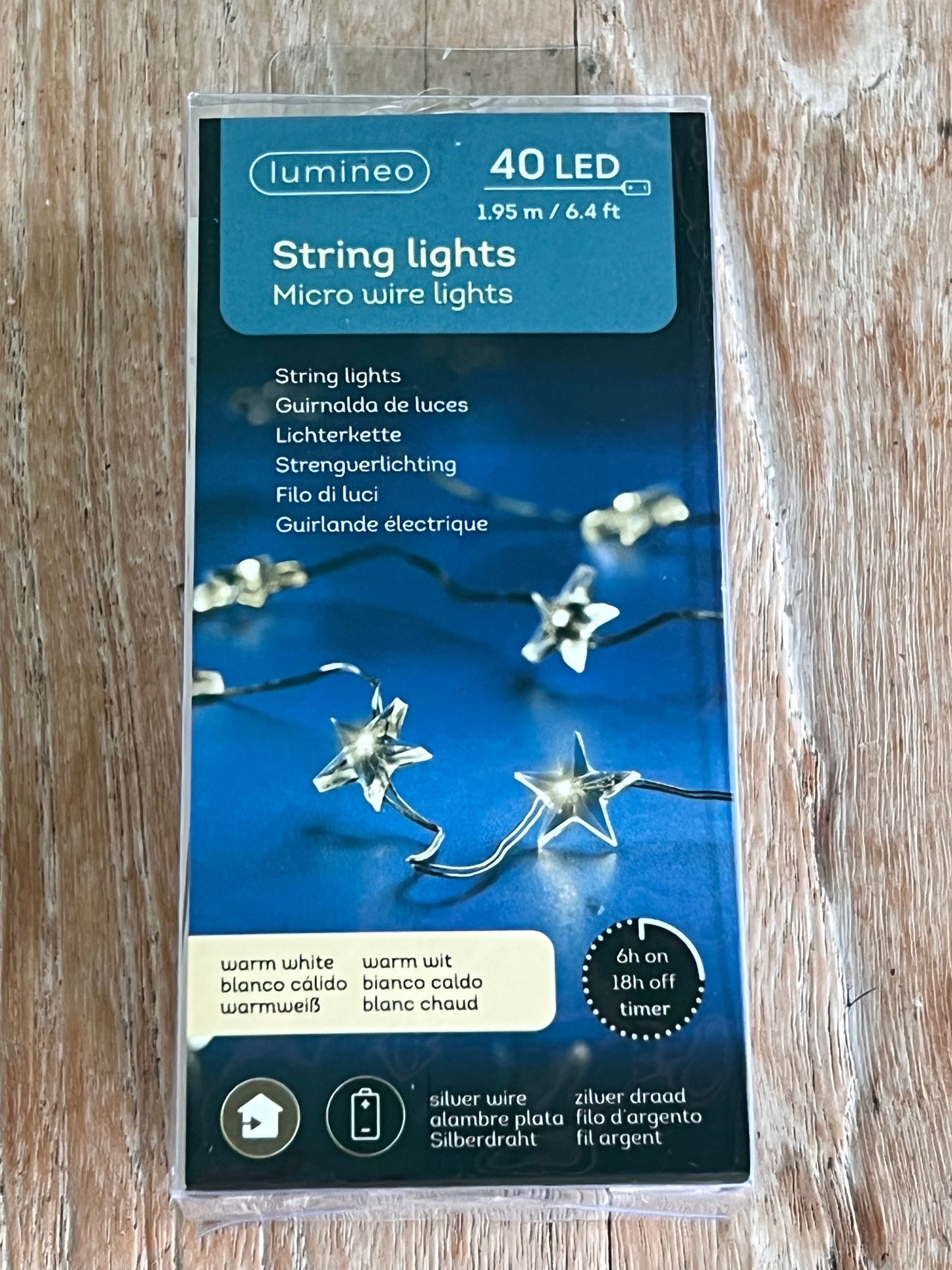 Lichterkette Sterne