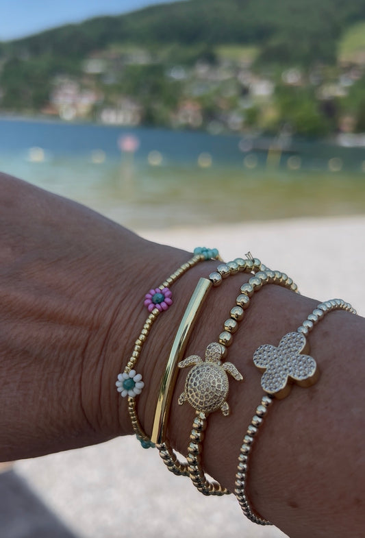 Armbänder in 14 Karat Vergoldung Mix & Match