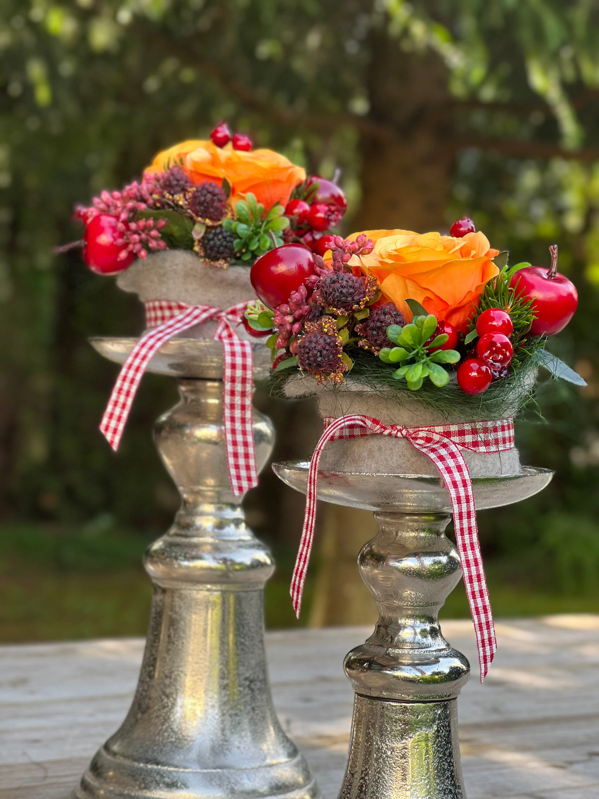 Herbstliches Blumengesteck