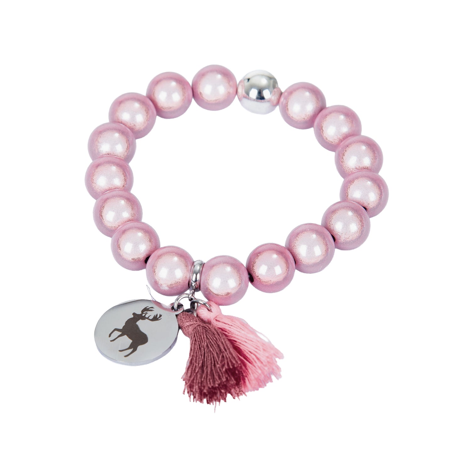 Armbänder mit 3D-Perlen - Rosa