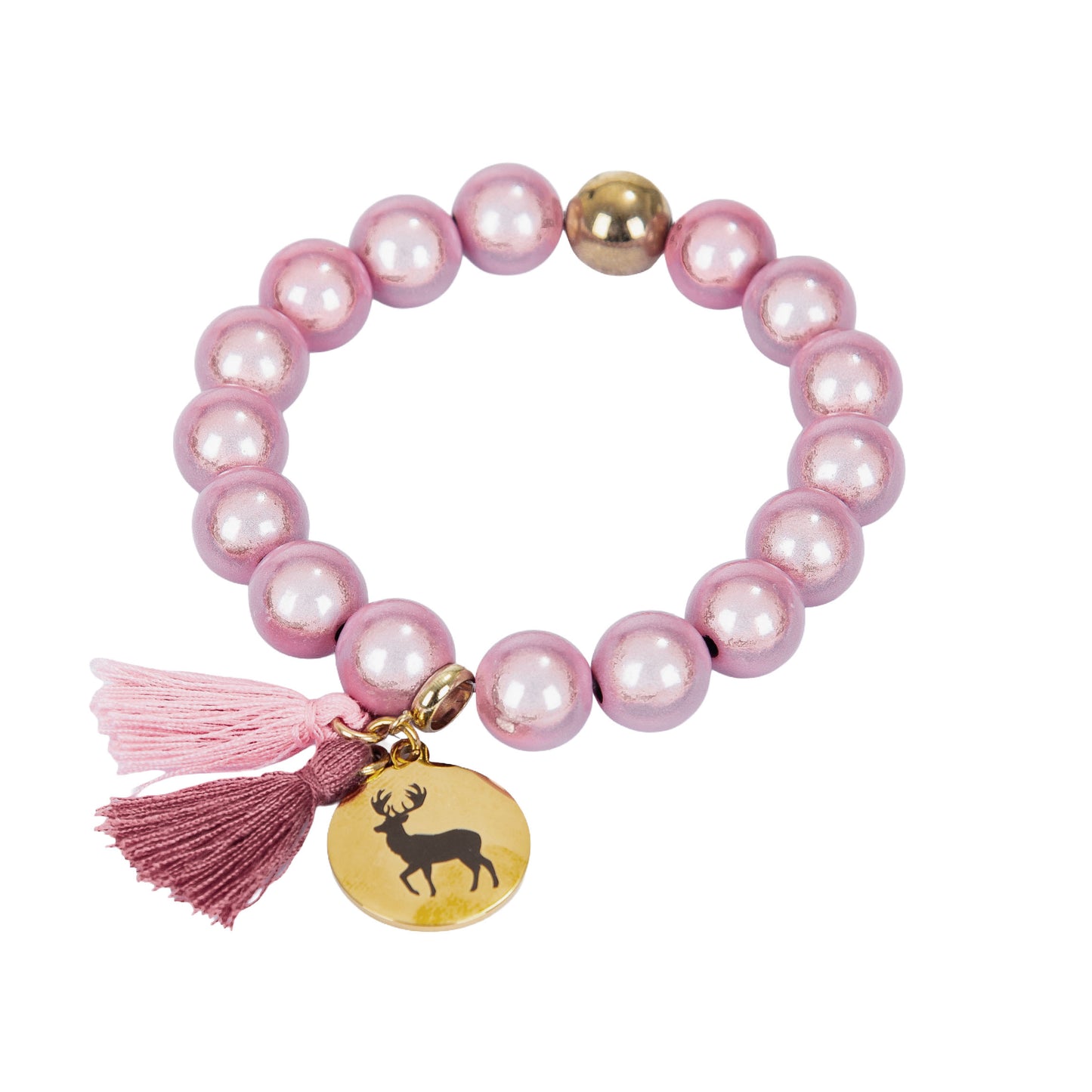 Armbänder mit 3D-Perlen - Rosa