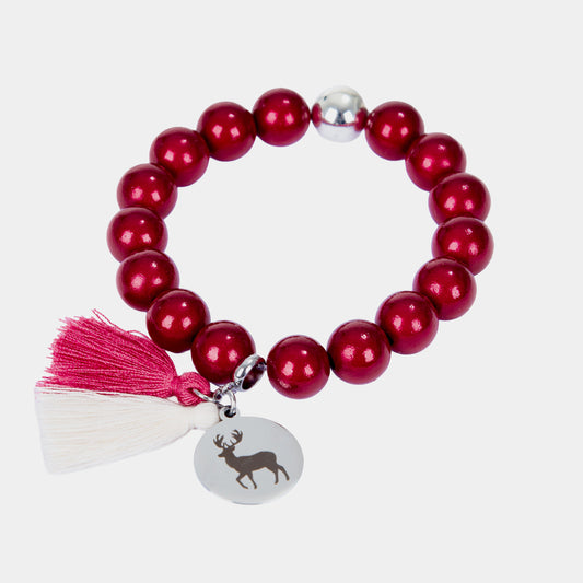 Armbänder mit 3D-Perlen - Rot