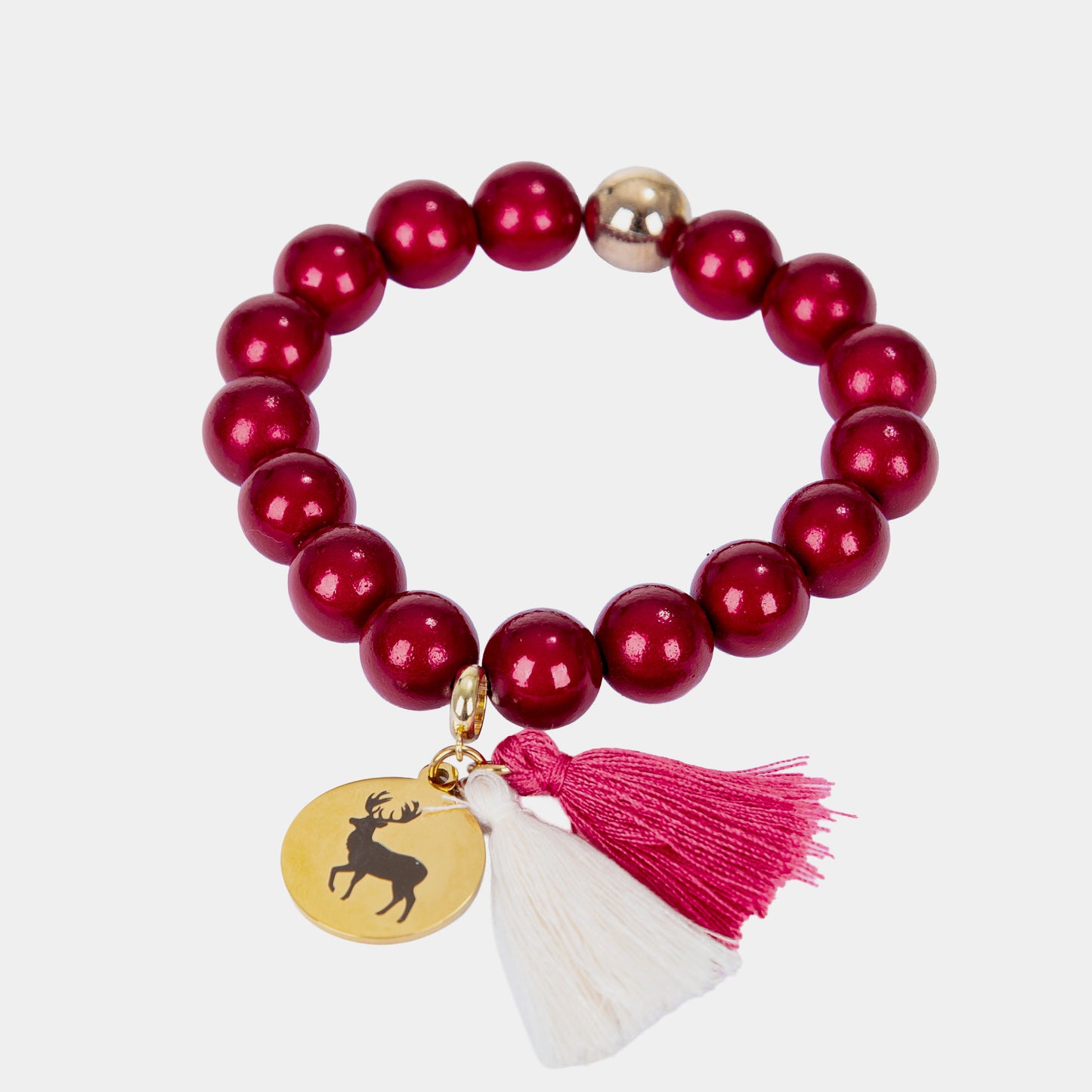 Armbänder mit 3D-Perlen - Rot