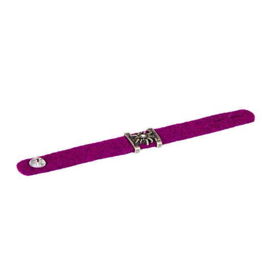 Armbänder Filz - Weinrot