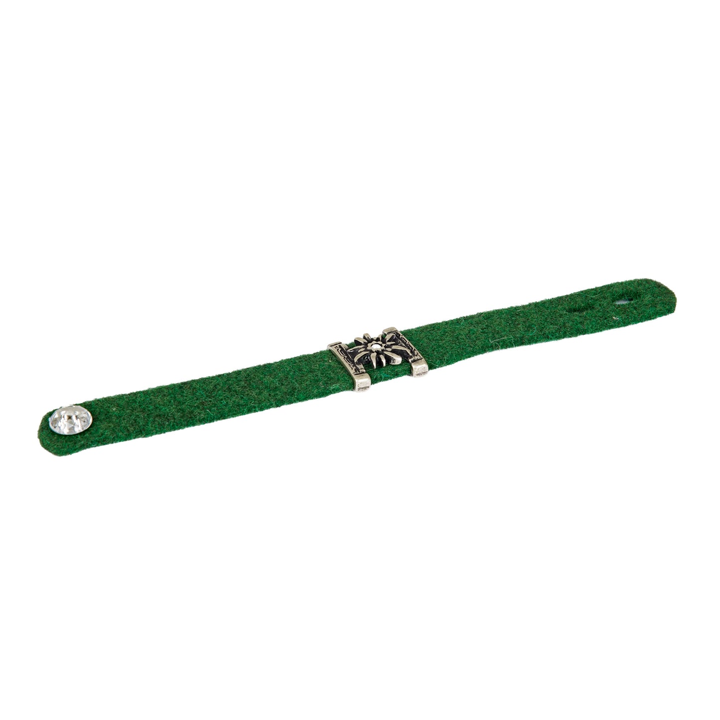 Armbänder Filz - Dunkelgrün
