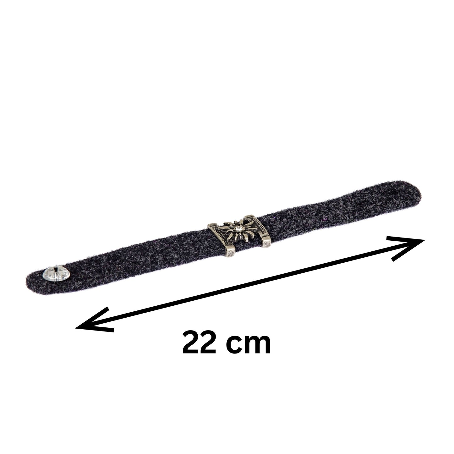 Armbänder Filz - Dunkelgrau