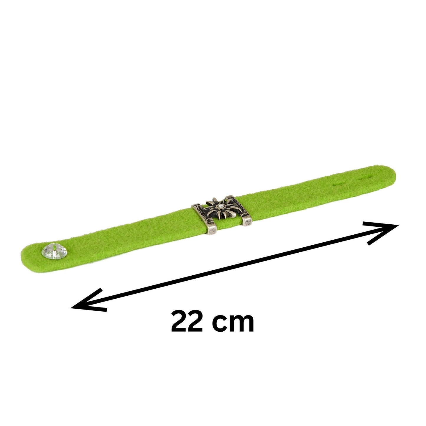 Armbänder Filz - Hellgrün