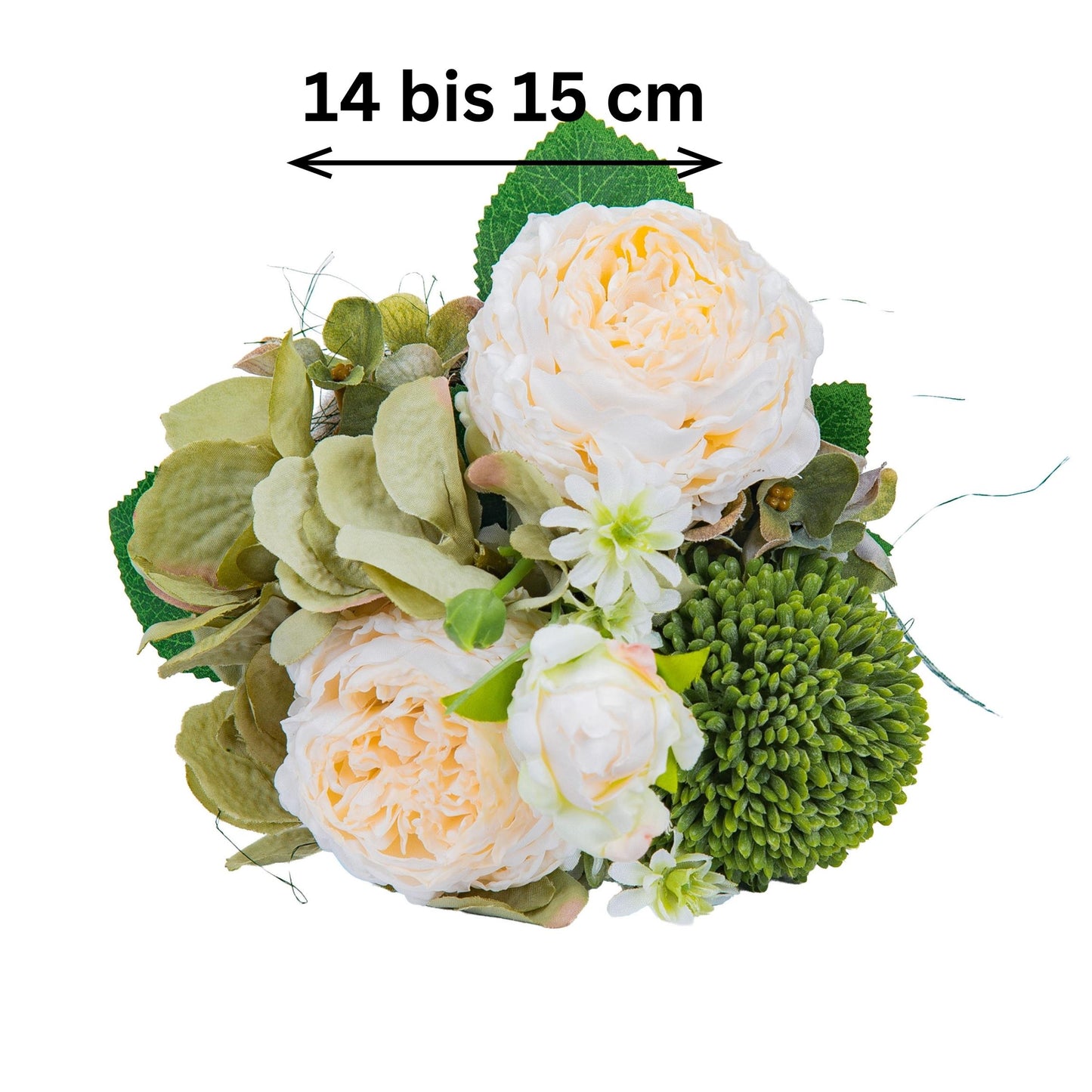 Blumengesteck Alpenweiß