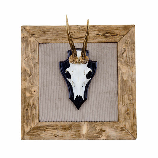 Geweihbilder Cord beige