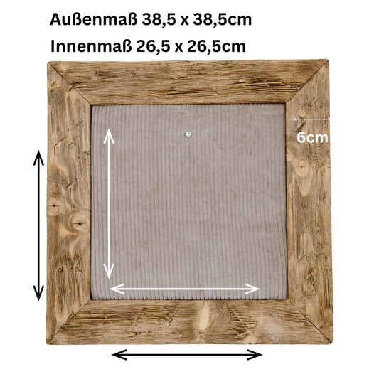 Geweihbilder Cord beige