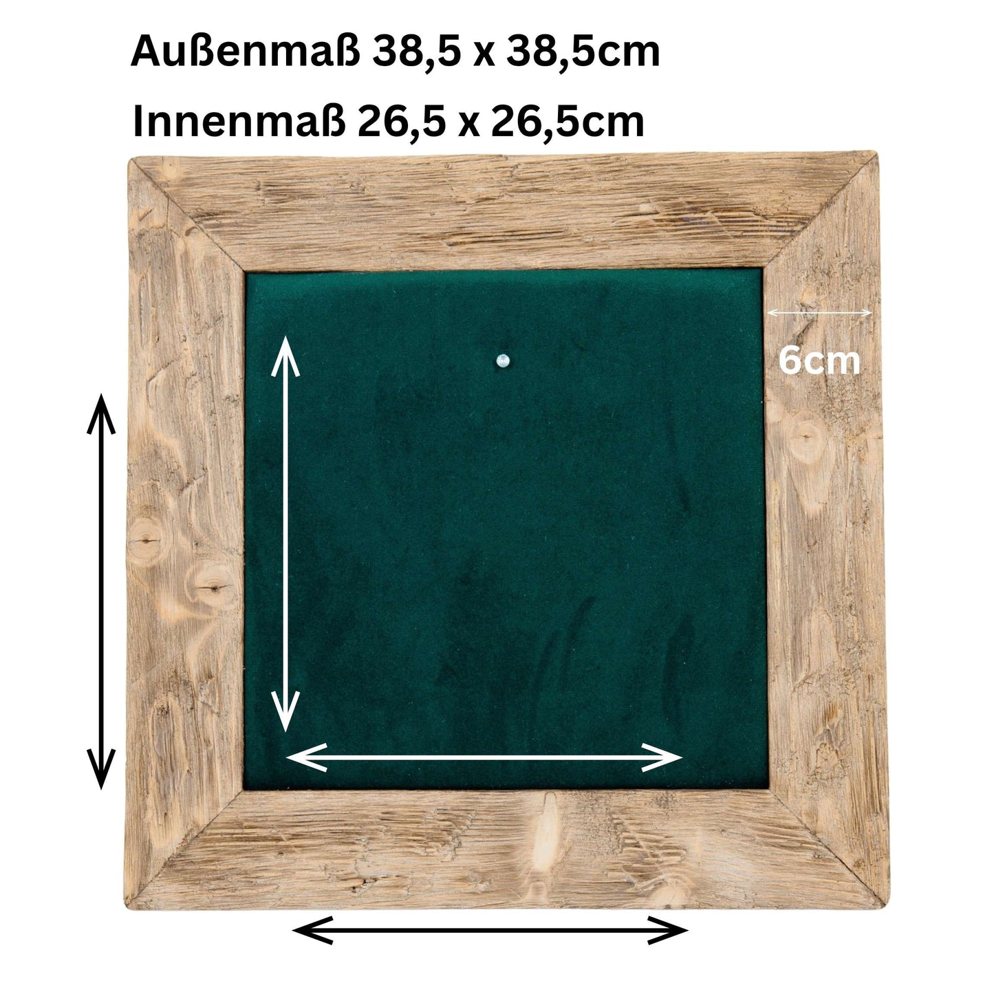 Geweihbilder Kiefergrün - Velour