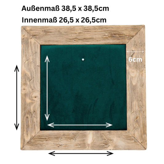 Geweihbilder Kiefergrün - Velour