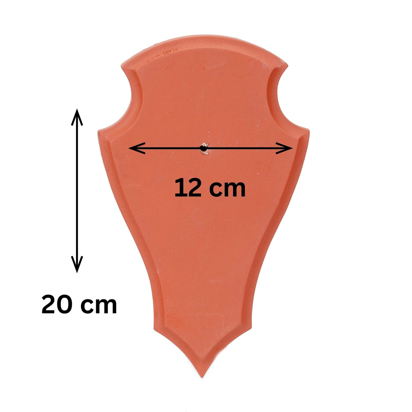 Geweihbrettchen Orange - Lackiert
