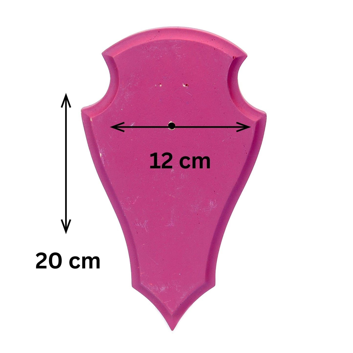 Geweihbrettchen Pink - Lackiert