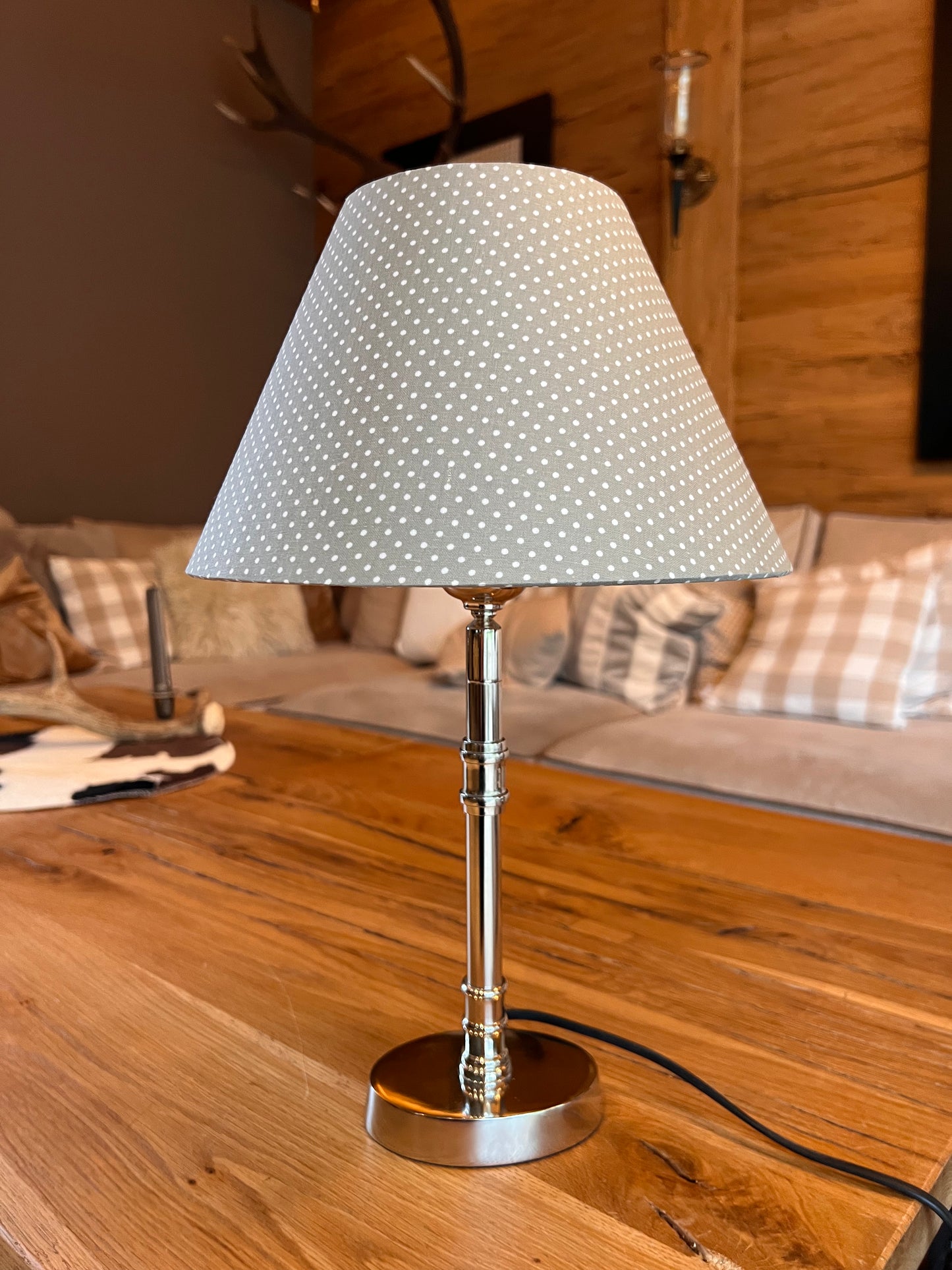Lampe im Landhauslook