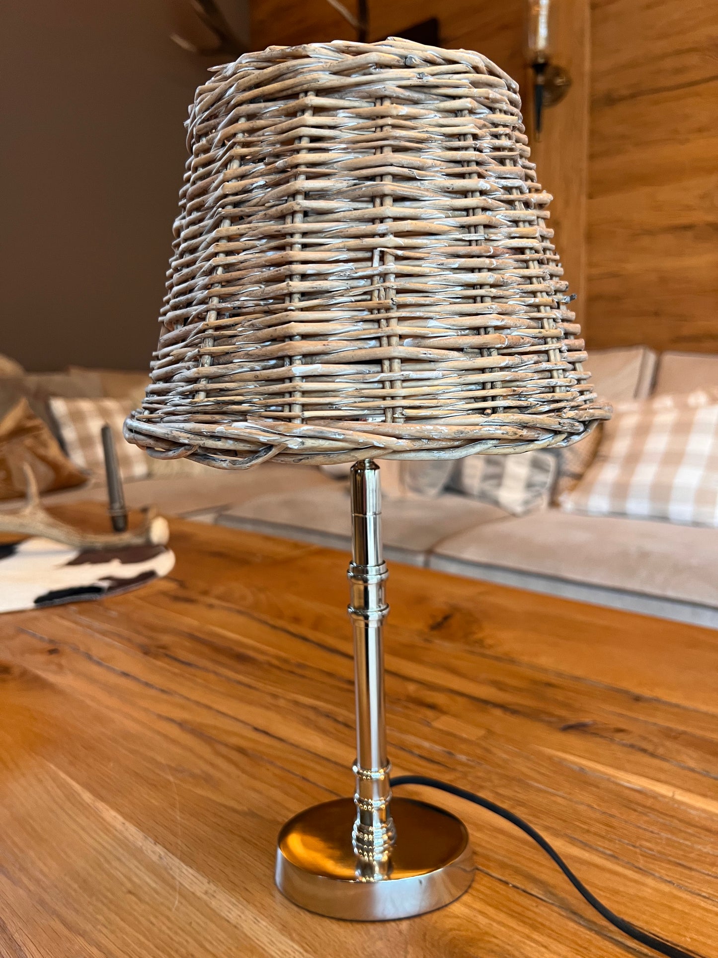 Lampe im Landhauslook