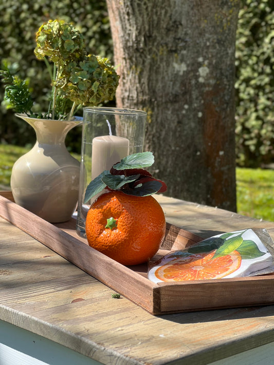 Dekoration Tablett  ORANGE