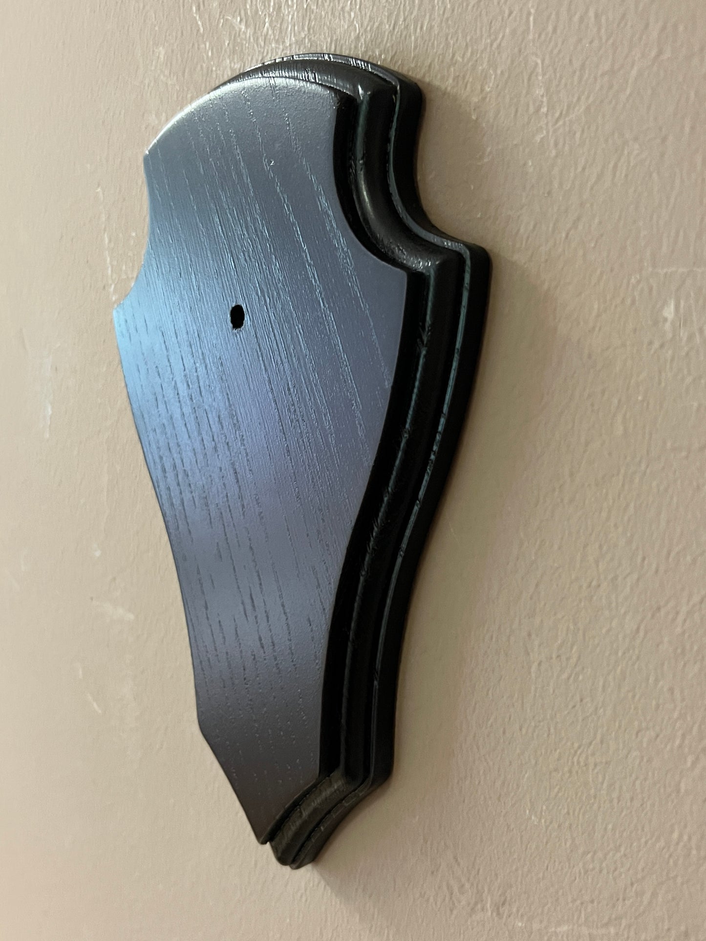 Trophäenbrett Holz DUNKEL 13cm x 21 cm