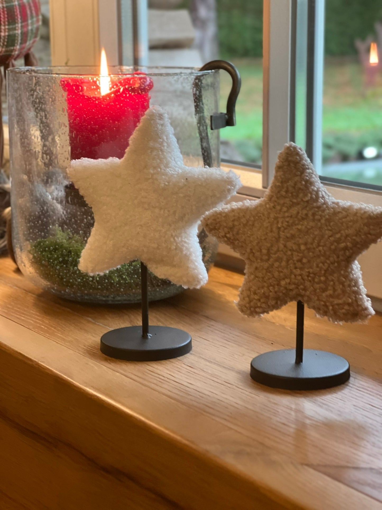 Sternen Set 2 Stück auf Fuß