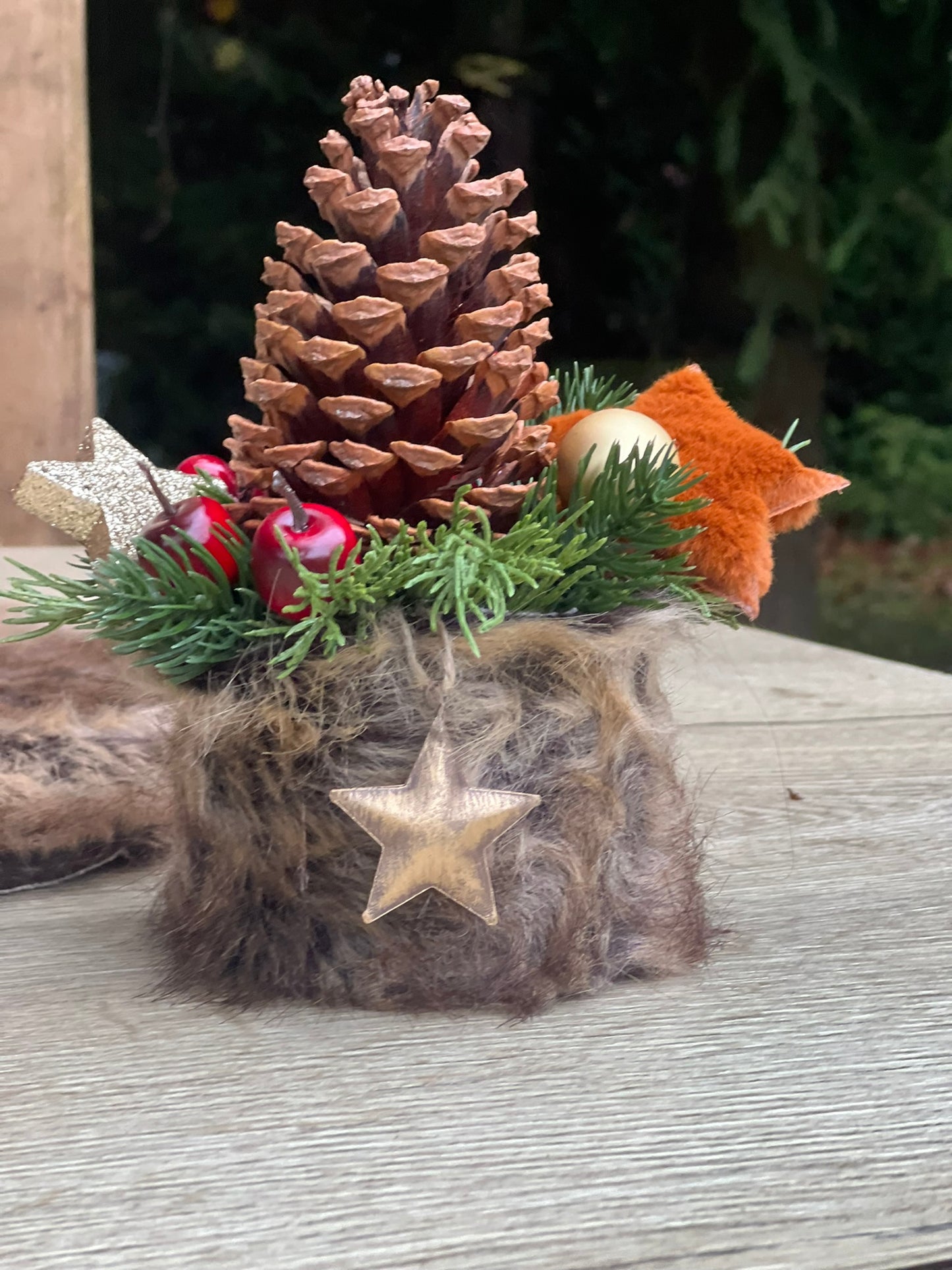 Zapfentörtchen im Fellkleid