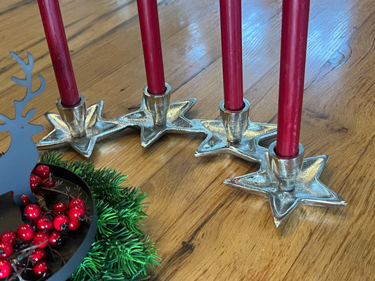 Kerzenhalter Sterne