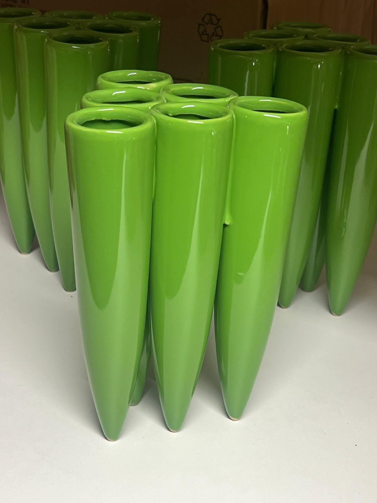 Vase inkl.Tulpen als frühlingshaftes DekoSet