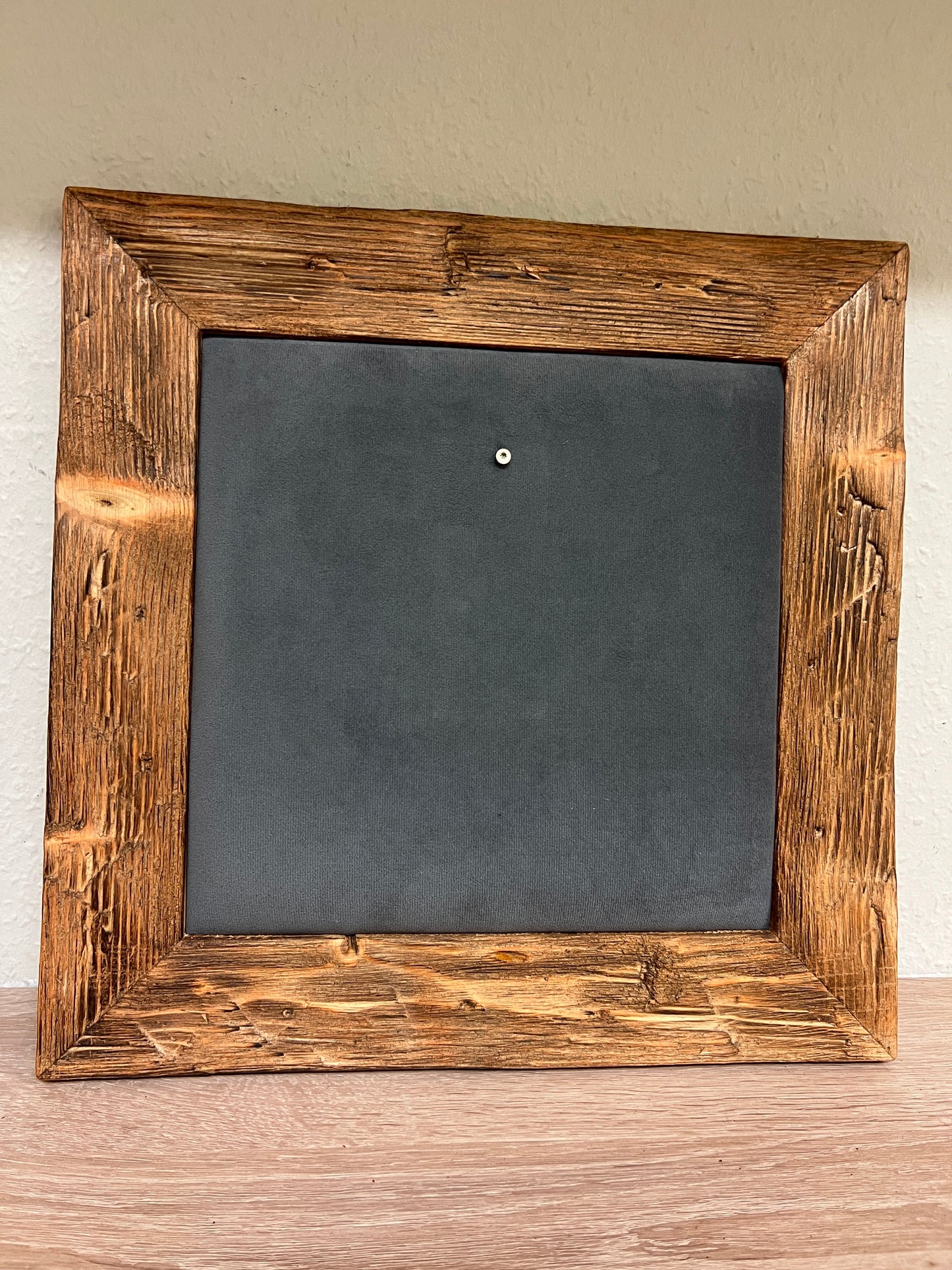 Geweihbild Samthintergrund STEINGRAU Farbton 33