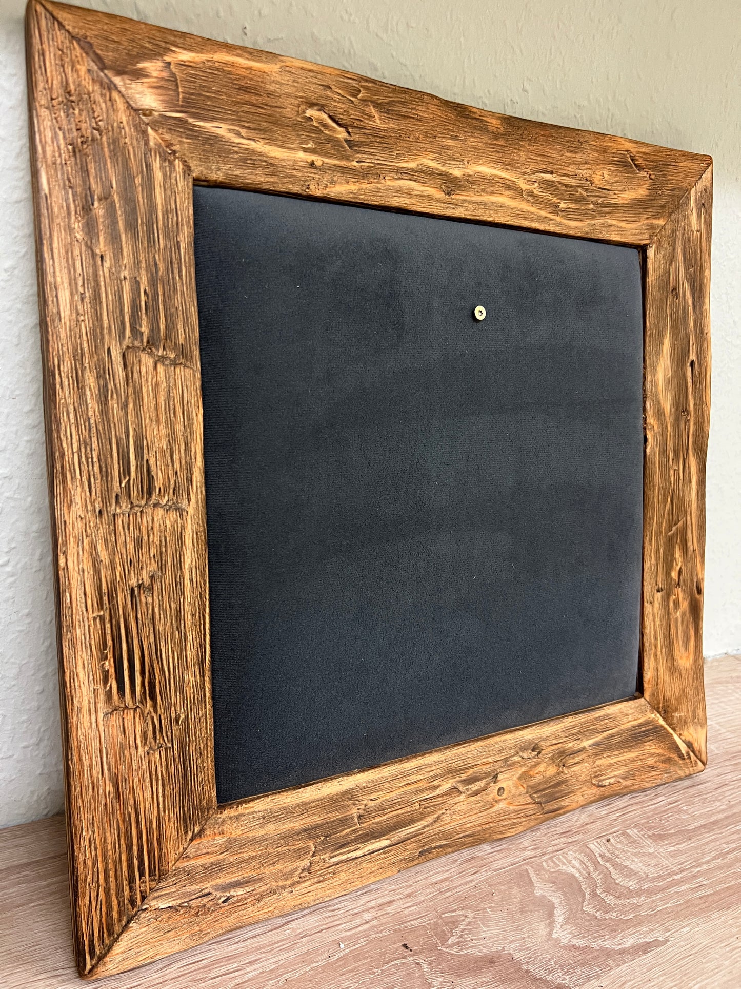 Geweihbild Samthintergrund DUNKELGRAU Farbton 34