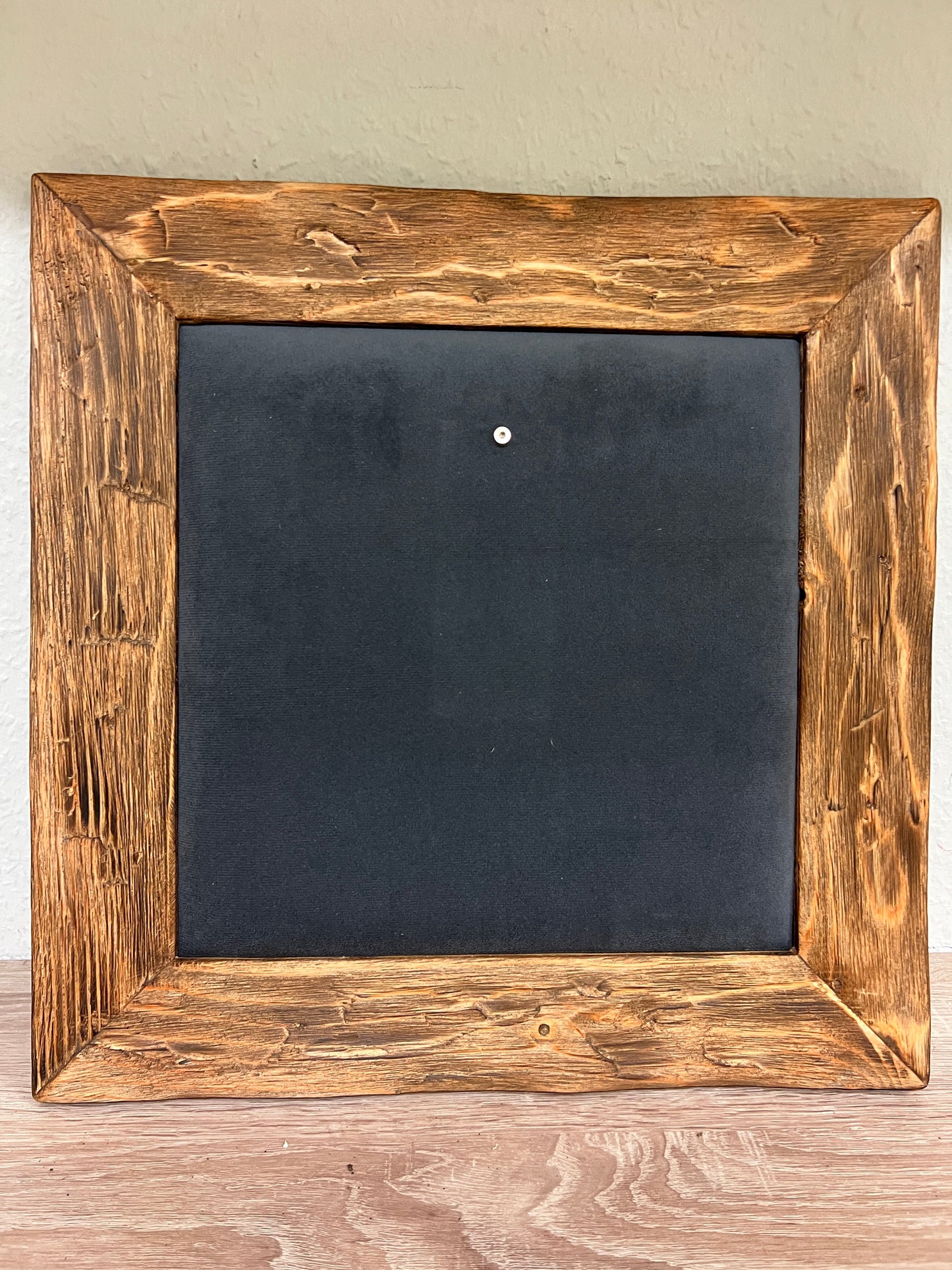 Geweihbild Samthintergrund DUNKELGRAU Farbton 34