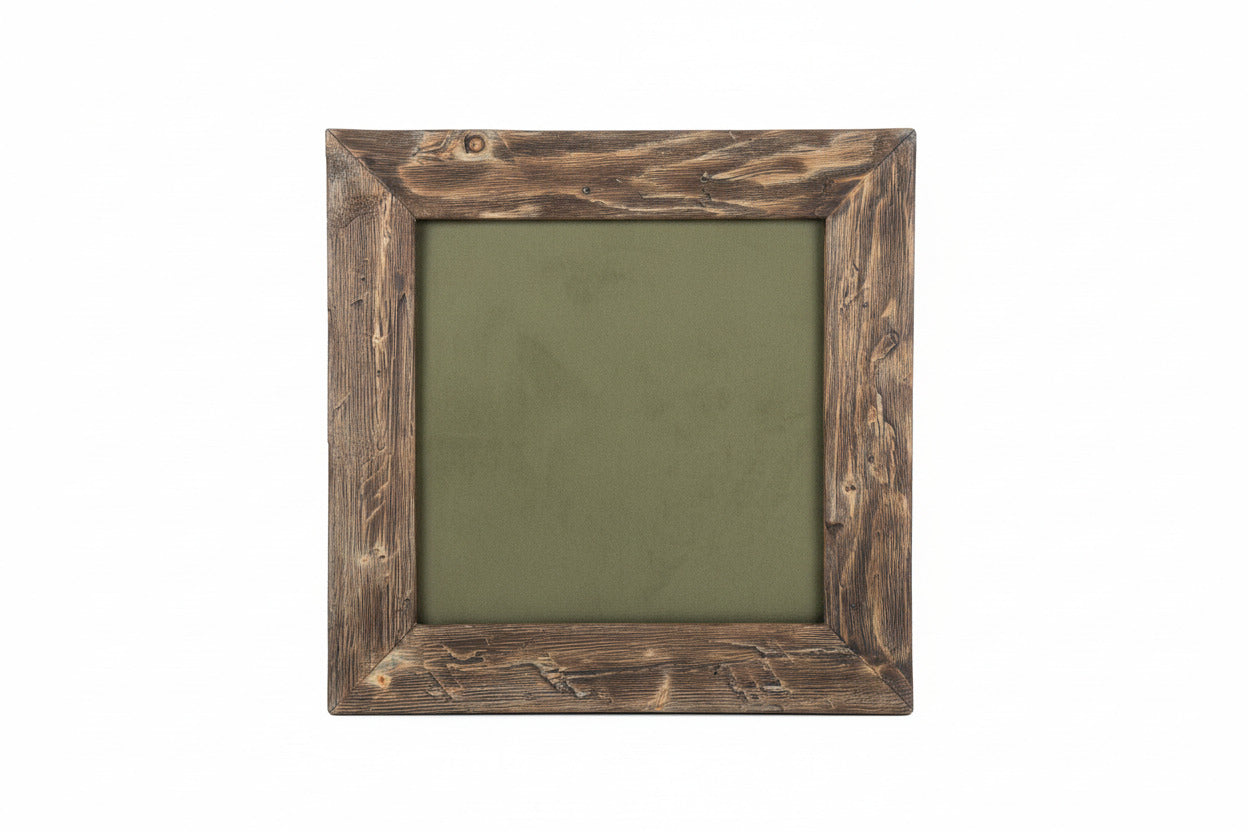 Geweihbild Samthintergrund TANNENGRÜN Farbton 27