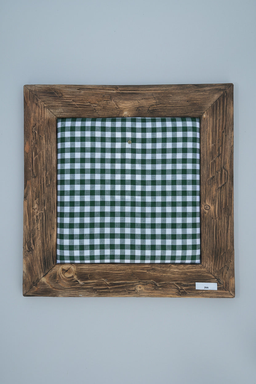 Geweihbild Alpenkaro kiefergrün- weiß  Farbton 28 A