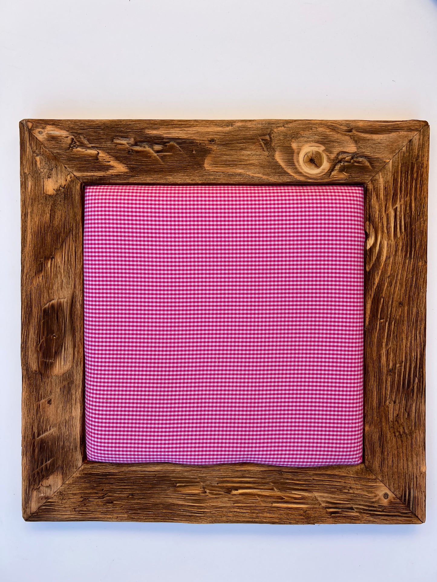 Geweihbild Alpenkaro PINK-WEISS  Farbton 10A