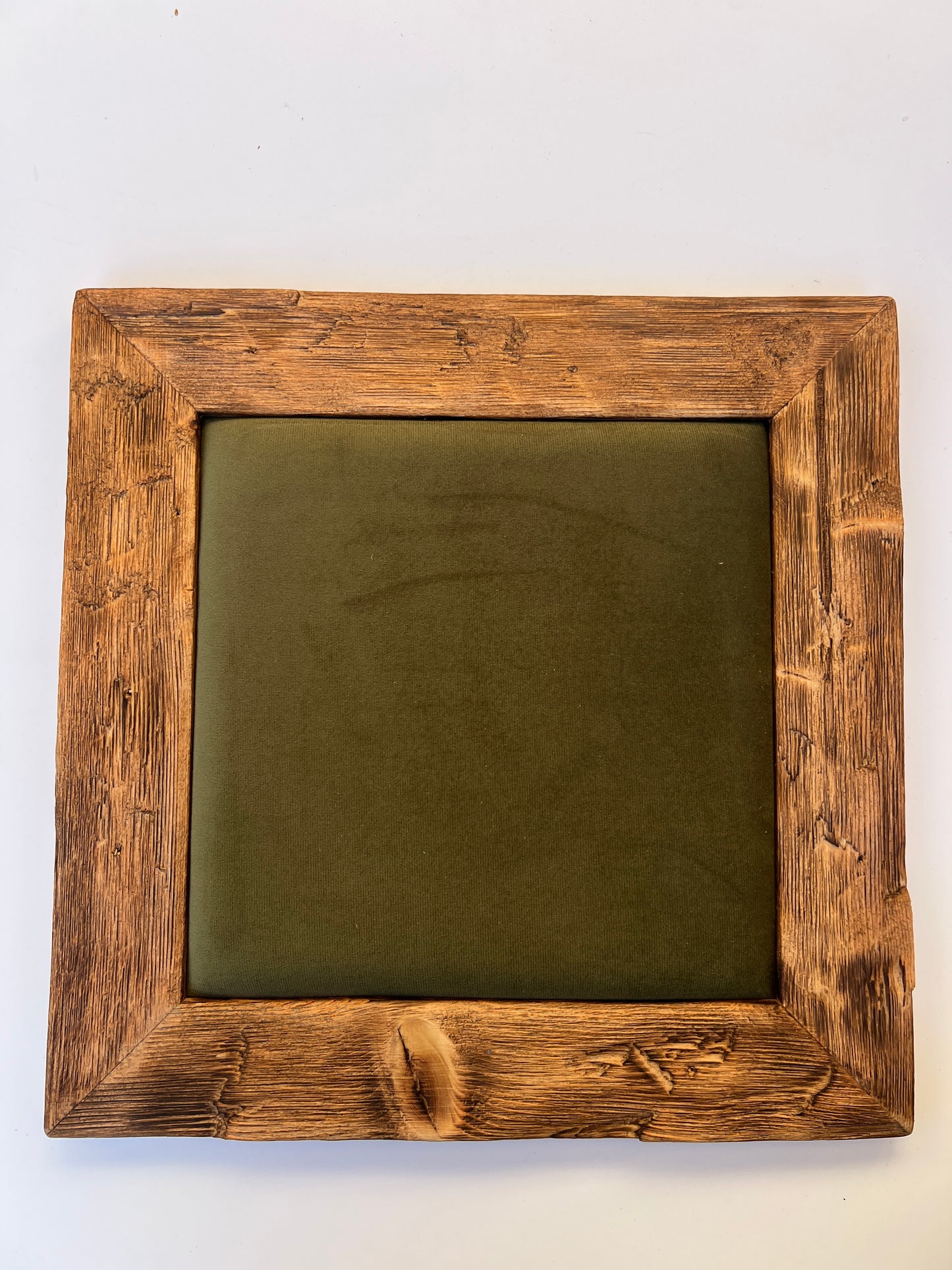 Geweihbild Samthintergrund TANNENGRÜN Farbton 27