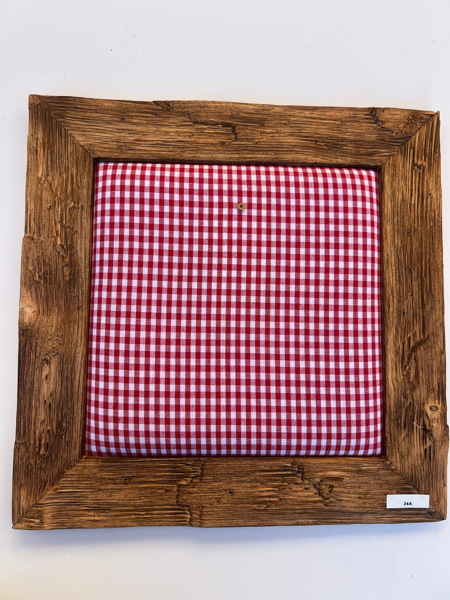 Geweihbild Alpenkaro Rot-Weiß klein kariert Farbton 24 A