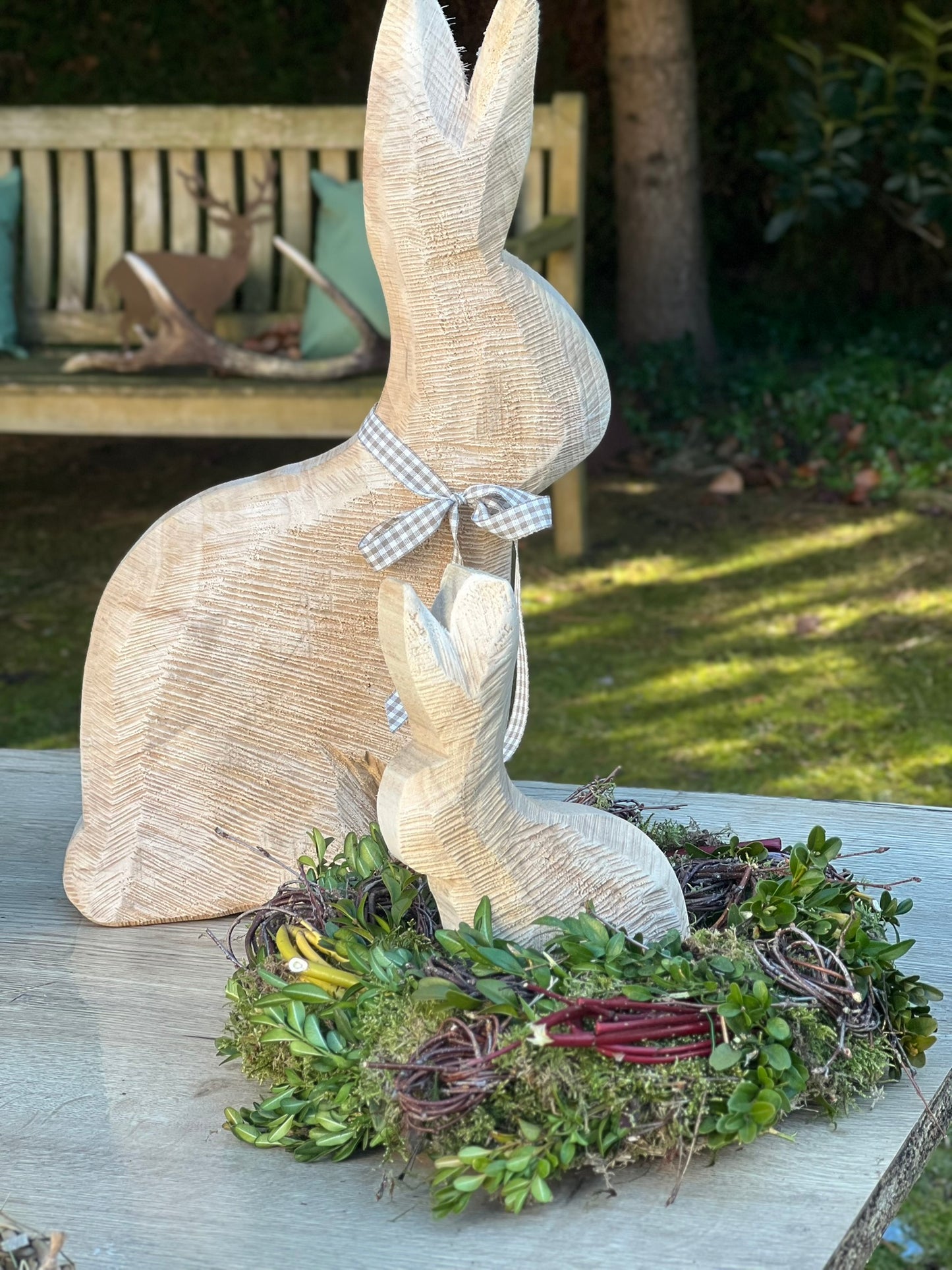 Osterhase aus Holz