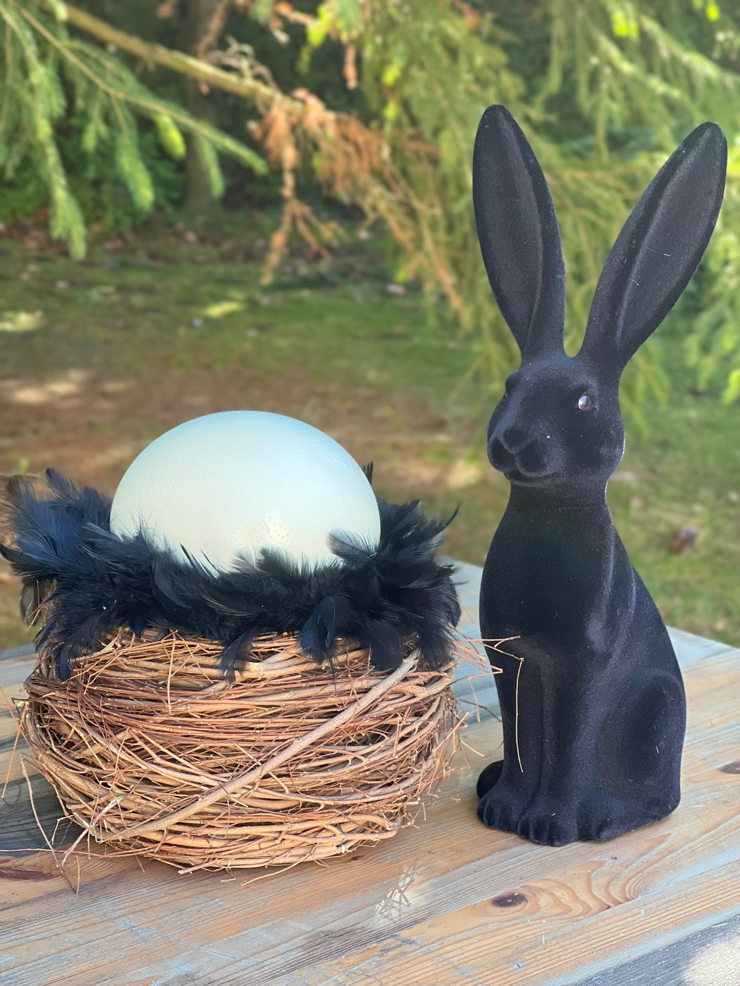 Deko Set Hase & Nest