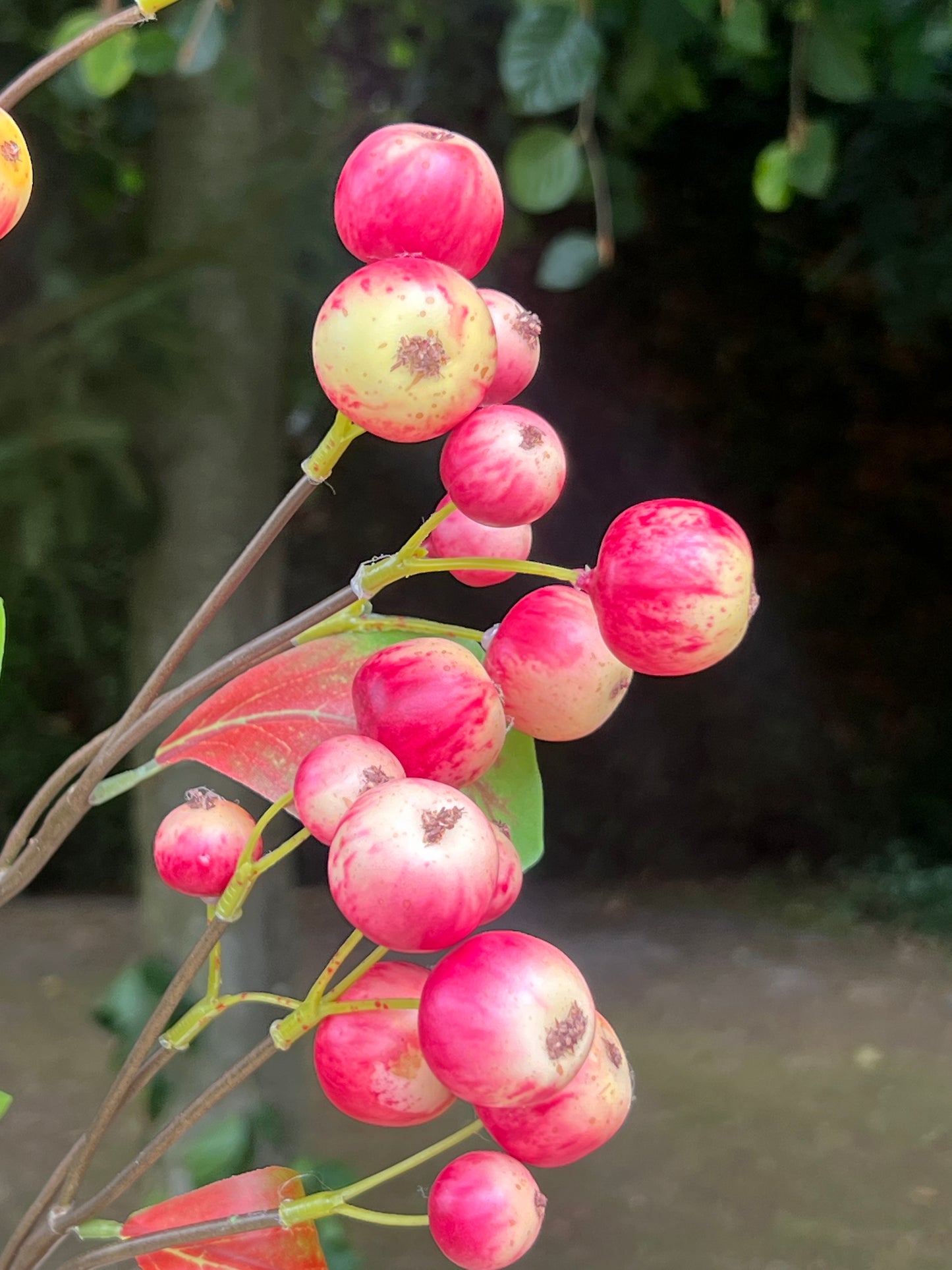 Herbstblumen & Zweige täuschend echt