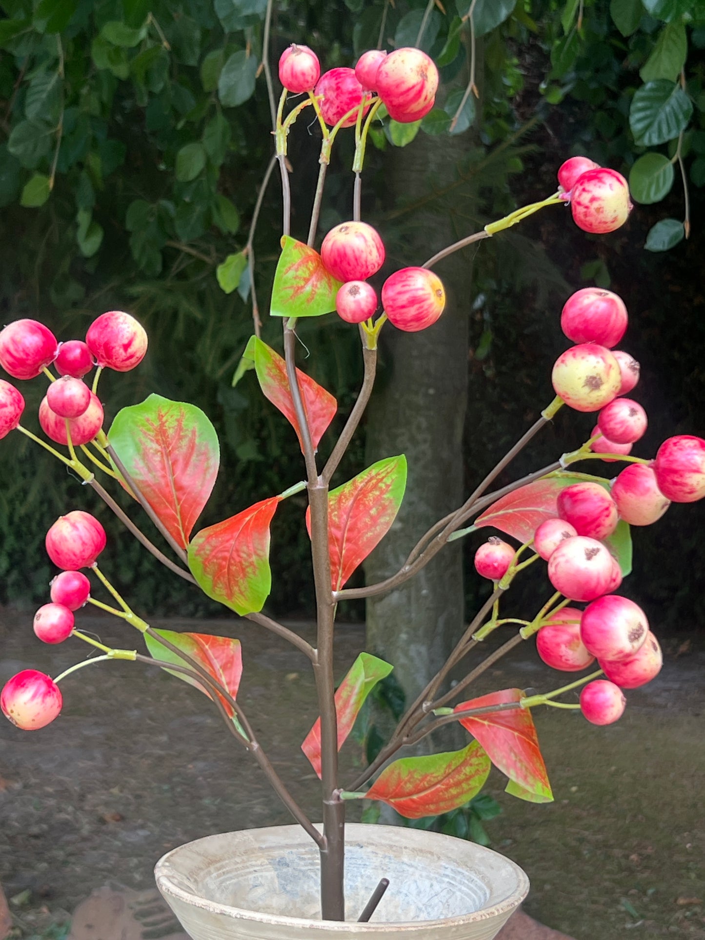 Herbstblumen & Zweige täuschend echt