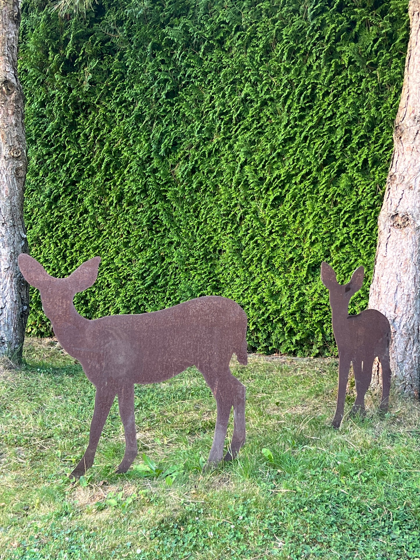 Rost- Tiere aus Stahl