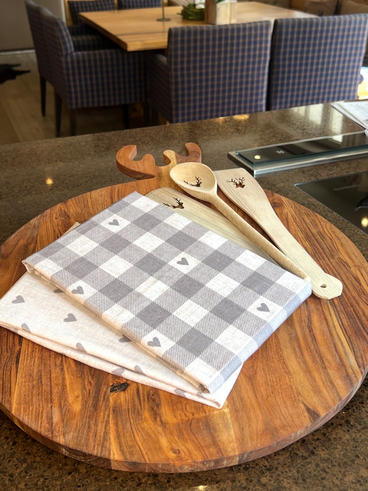 Holzbrett rund 45 cm