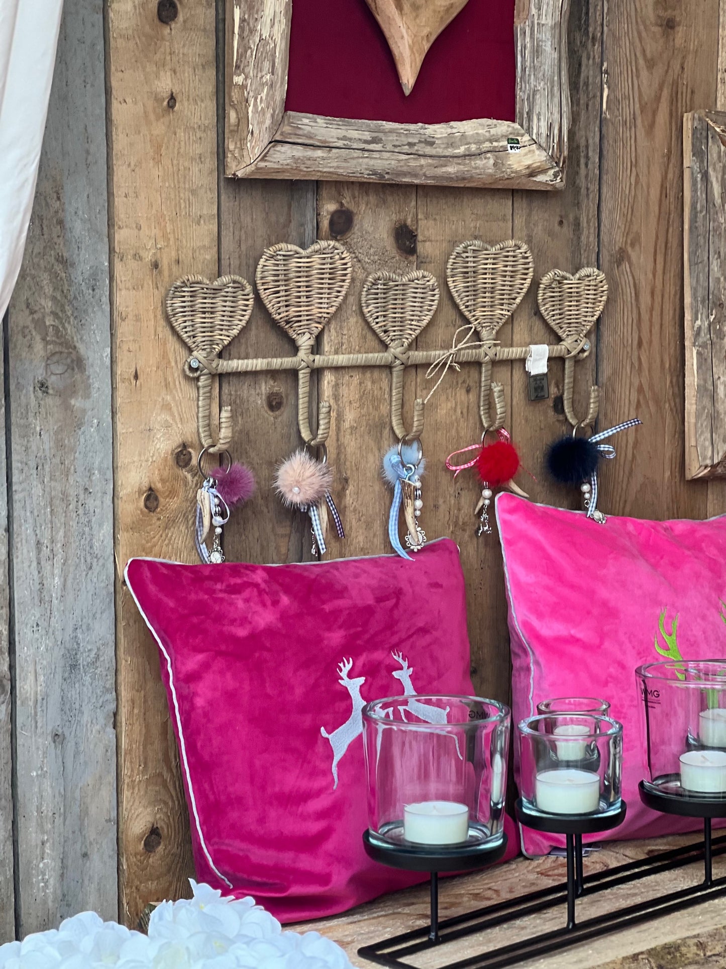 Garderobe aus Rattan