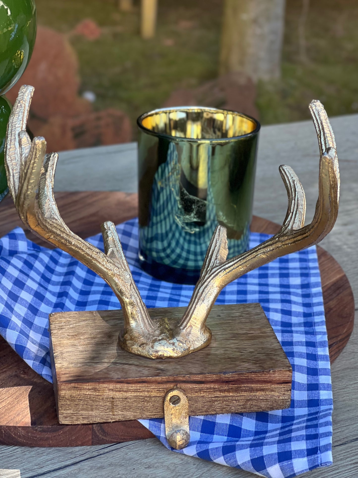 Ständer  mit Geweih & Haken