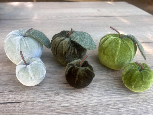 Apfel aus Samt