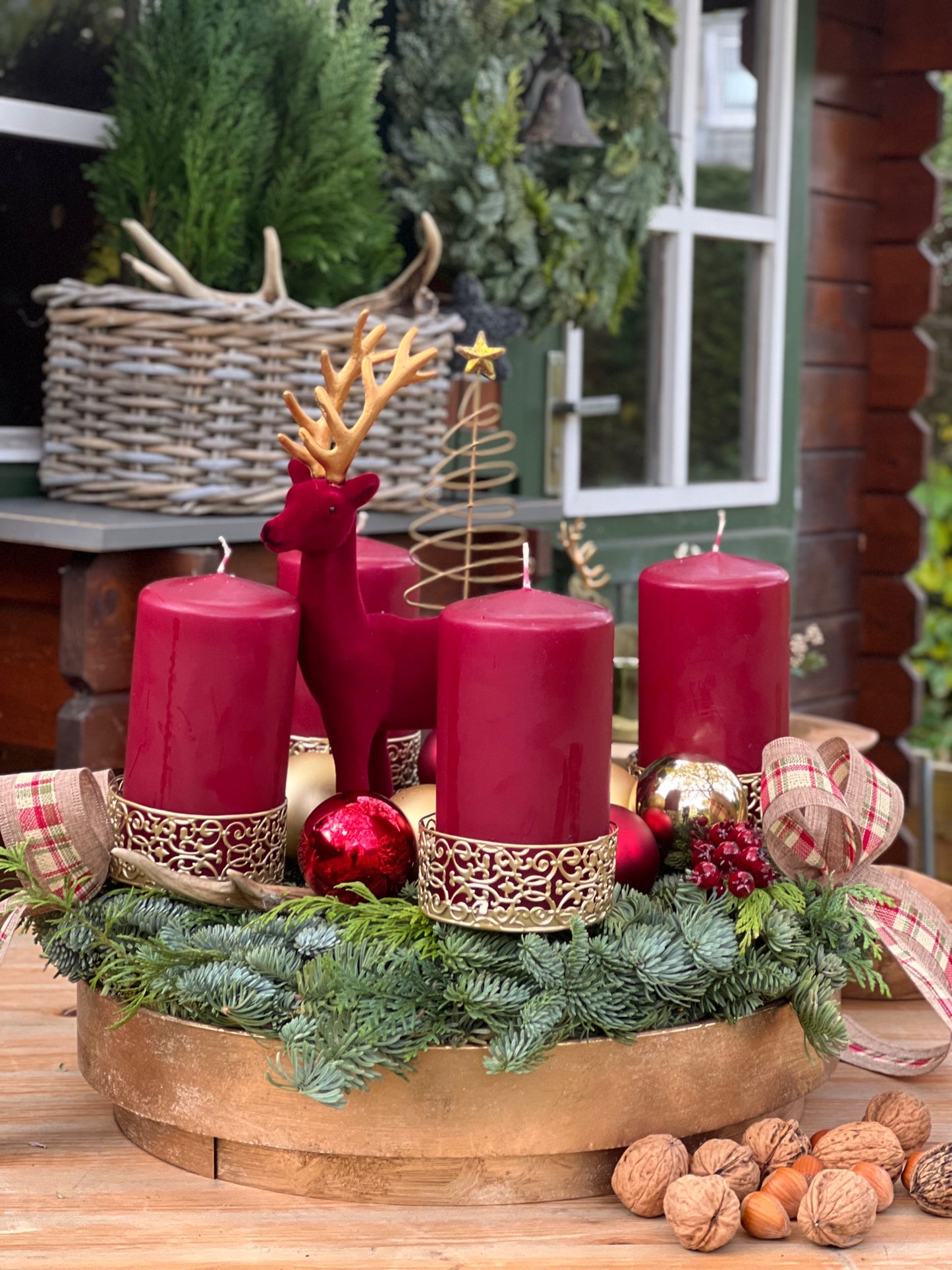 Kerzenhalter gold 4 Stück